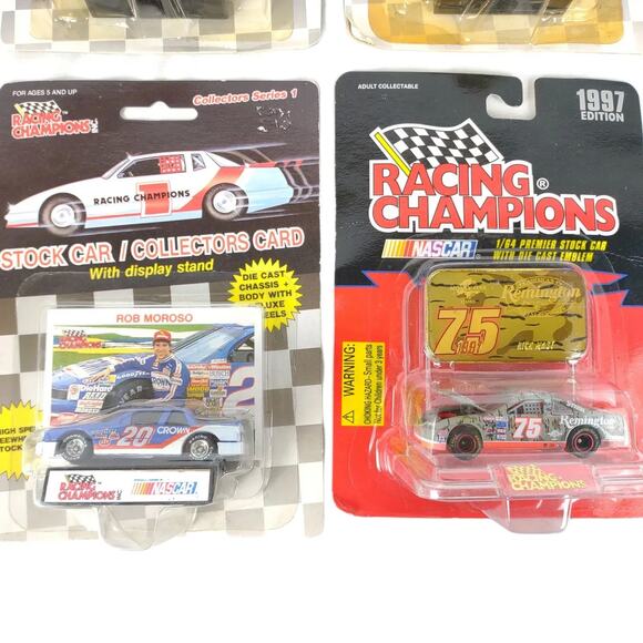 Vintage Set of 6 Racing Champions NASCAR Die Cast Race Stock Cars & Dragster - Picture 3 of 4